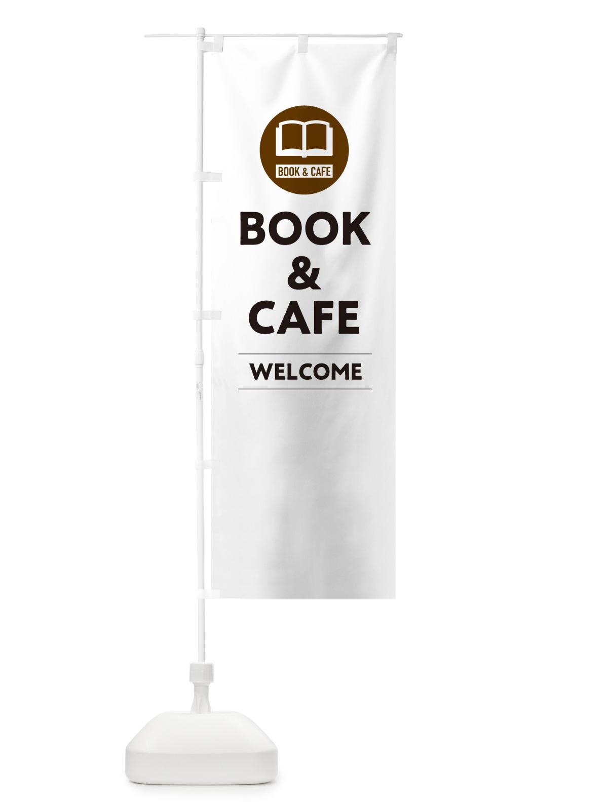 のぼり BOOK・CAFE・本とカフェ・コーヒー のぼり旗 GFF1(デザイン【A】)