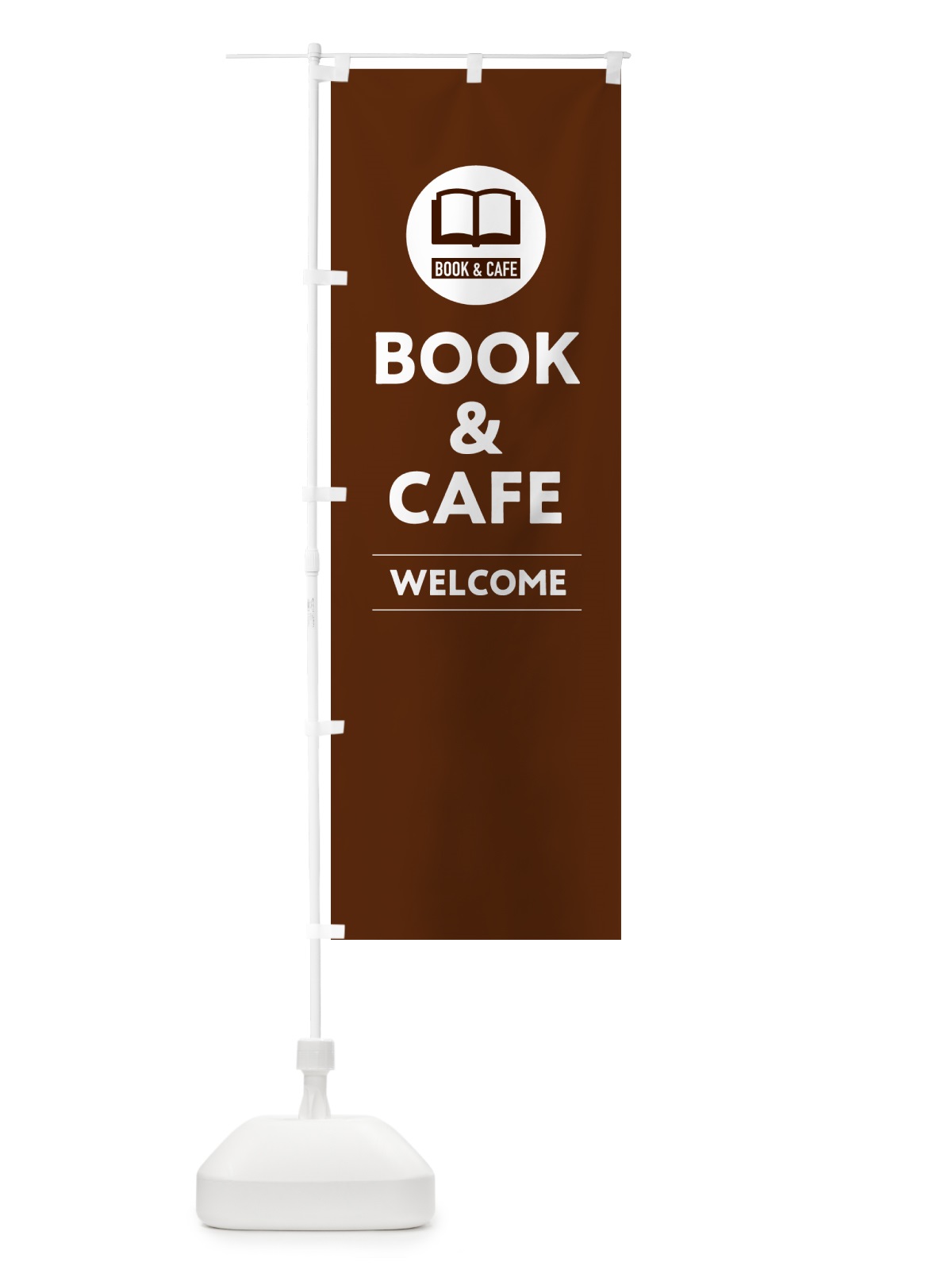 のぼり BOOK・CAFE・本とカフェ・コーヒー のぼり旗 GFF1(デザイン【B】)
