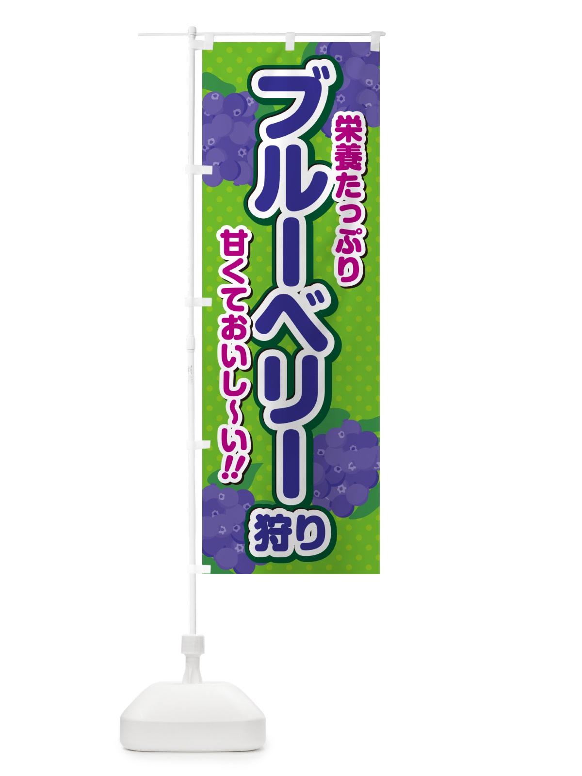 のぼり ブルーベリー狩り のぼり旗 GHSA(デザイン【A】)
