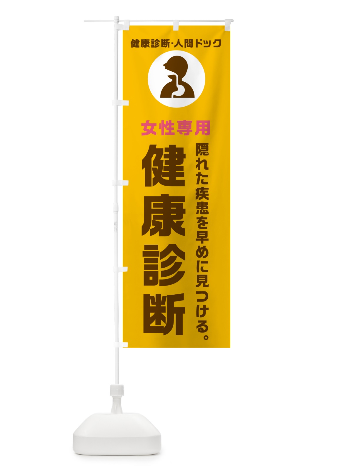 のぼり 女性専用健康診断・健康診断 のぼり旗 N2FK(デザイン【C】)