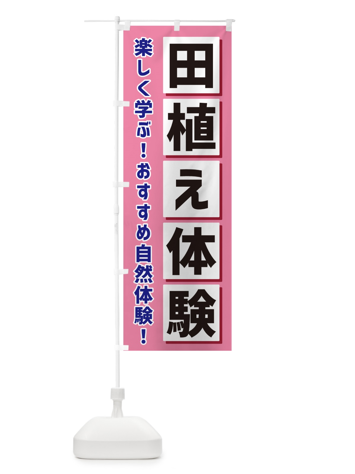 のぼり 田植え体験 のぼり旗 NAE6(デザイン【C】)