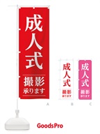 のぼり 成人式撮影 のぼり旗 TRG3