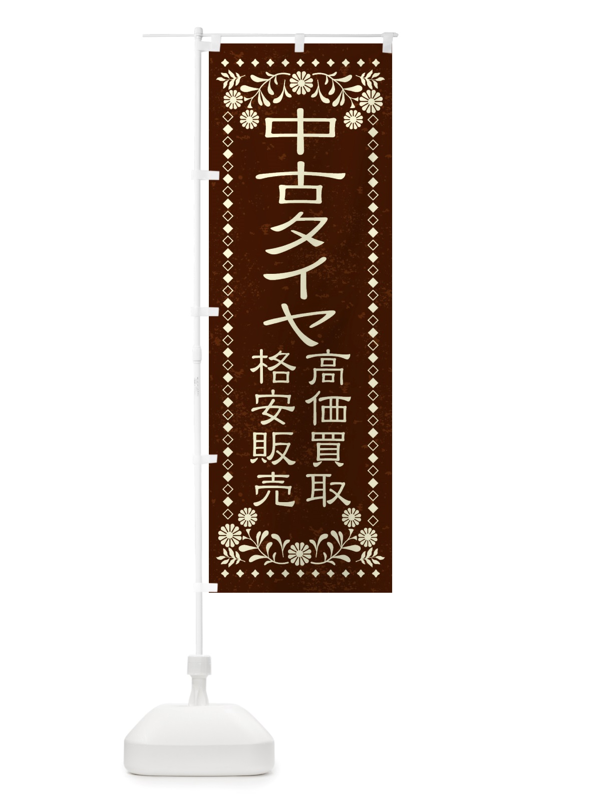 のぼり リユース・リサイクル・中古タイヤ・高価買取・格安販売・レトロ風 のぼり旗 X8KC(デザイン【C】)