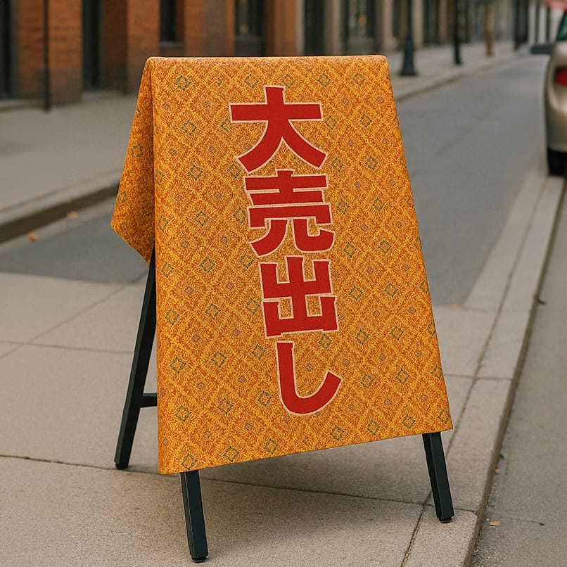 看板に覆いかぶせるイメージ1