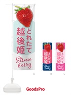 573W 越後姫・いちご・苺・品種 のぼり旗
