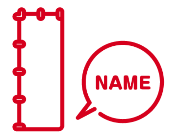 既製デザインへの名入れ