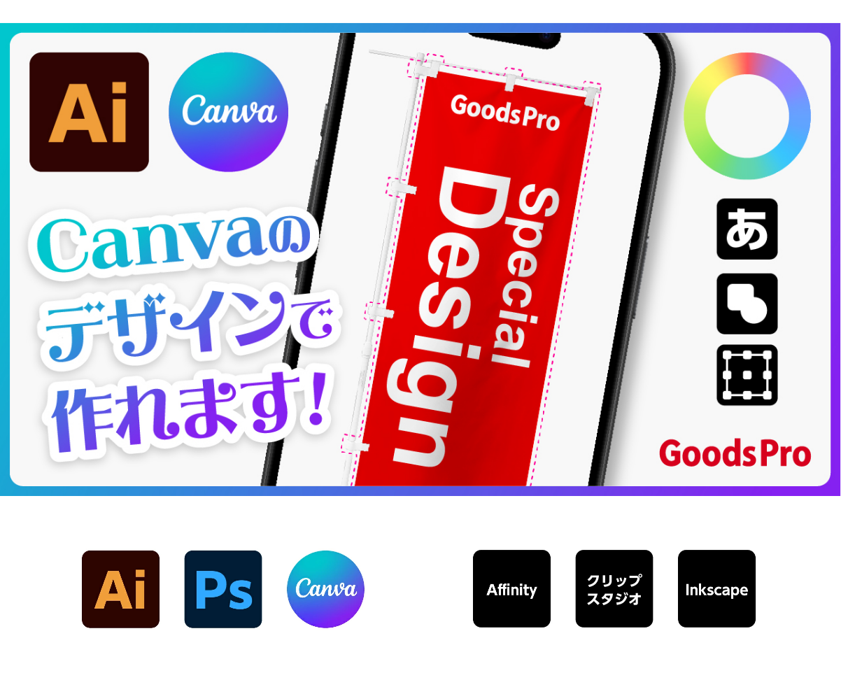 Canvaでのぼりデザインを作る手順