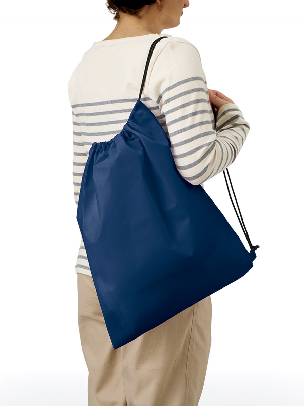 グッズプロ　不織布巾着ショルダーバッグ