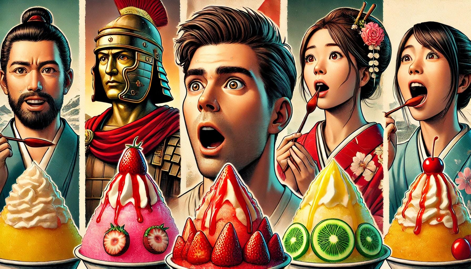 かき氷の歴史。かき氷は実は大昔から食べられていた！