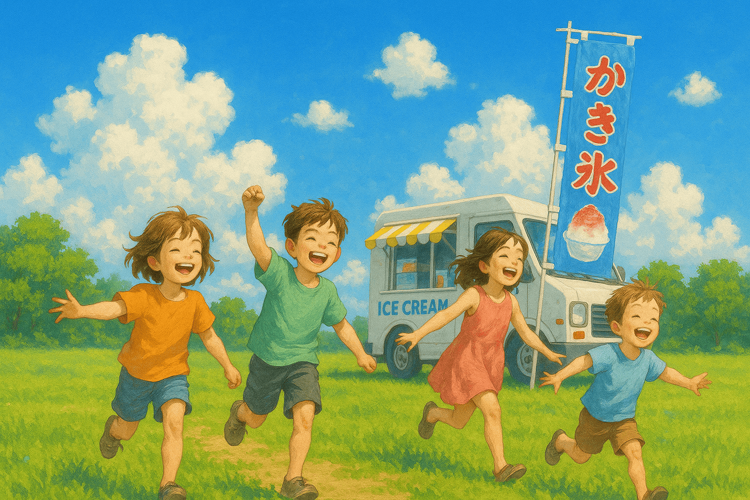 早すぎる夏天気★せっかくだから楽しもう！