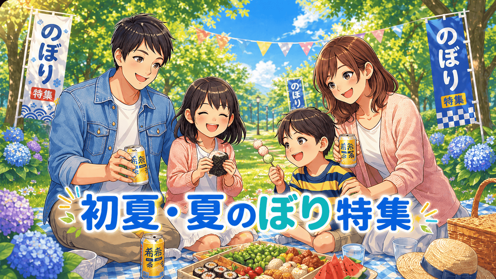 初夏・夏のぼり旗特集
