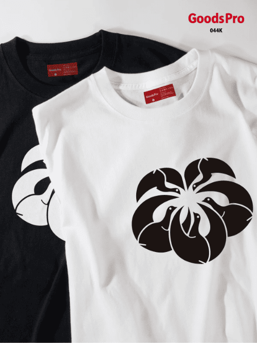 Tシャツ 蔦型光琳鶴 家紋 グッズプロ
