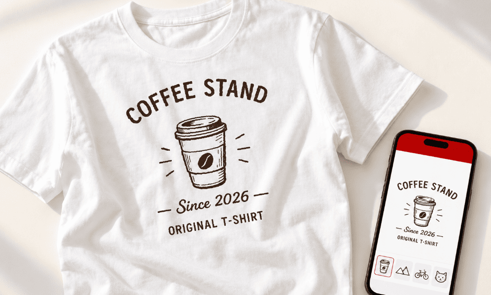Tシャツプリントは既成デザインで手軽に作れる？選び方と注文の流れをご紹介