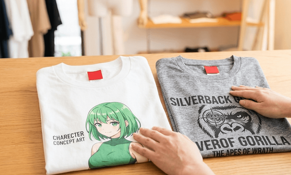 着る場面に合わせてTシャツの素材を選びましょう